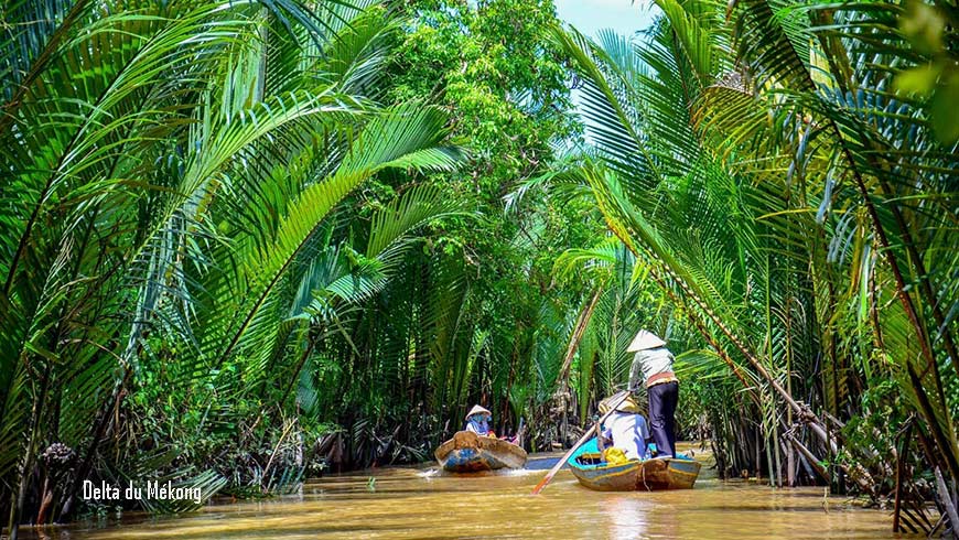 Balade en bateau à Ben Tre