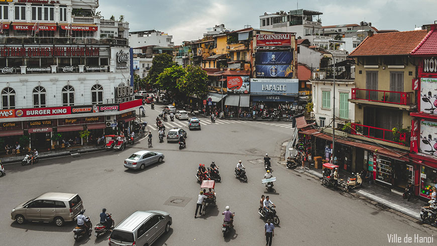 Centre ville d’Hanoi