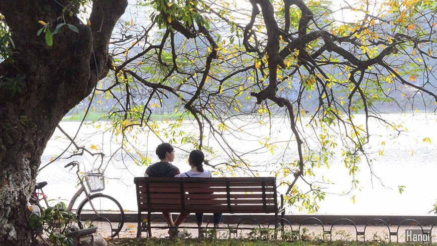 Le lac Hoan Kiem de Hanoi