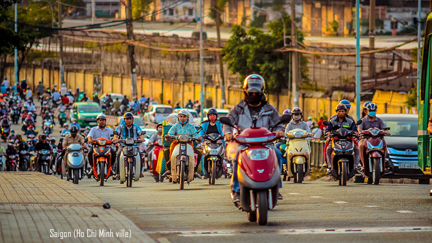 Traffic à Saigon