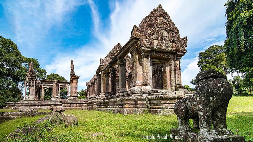 Temple Preah Vihear, Cambodge;